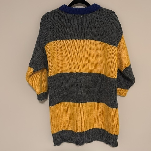 Vintage 80s 90s Susann D striped long sweater size medium - Picture 5 of 5